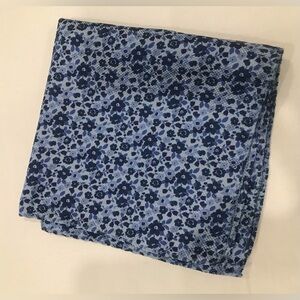 Charles Tyrwhitt Floral Silk Pocket Square in Blue